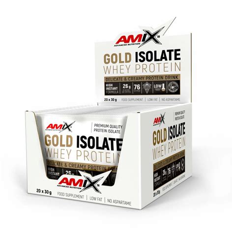 Gold Whey Protein Isolate 2280g 5lbs Natural Chocolate Amix