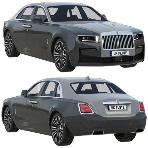 Rolls Royce Ghost 3d Model For Vray