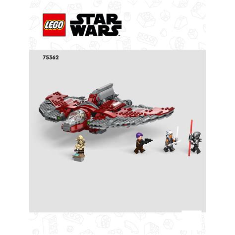 LEGO Ahsoka Tano's T-6 Jedi Shuttle Set 75362 Instructions | Brick Owl ...