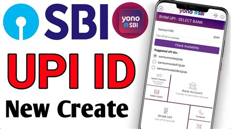 Yono Sbi Sbi Upi Id Kaise Banaye I How To Create Bhim Upi Id Yono