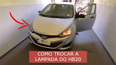 Como Trocar As Lampadas Do Farol Do Hb Youtube