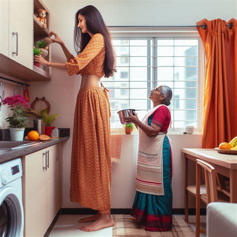 Tall Nitu Helping In Kitchen By Suneeeel On Deviantart