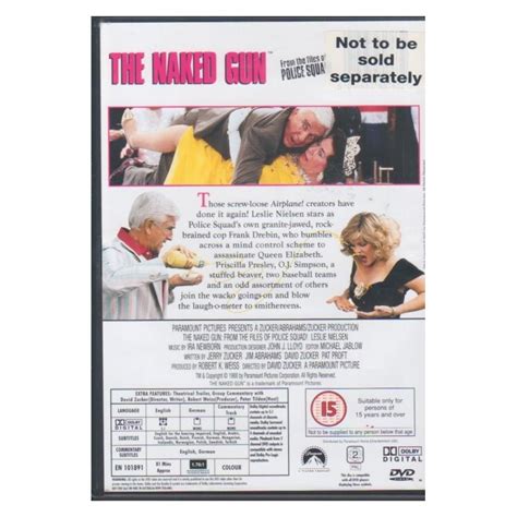 Mies Ja Alaston Ase Naked Gun The Dvd