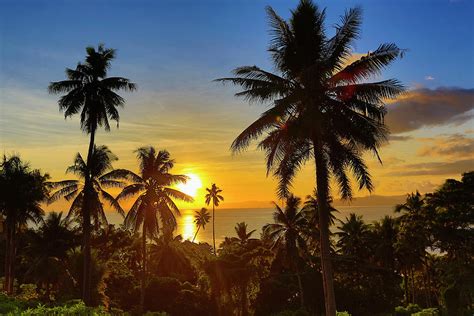 Sunset Taveuni Vanua Levu Photograph By Douglas Peebles Fine Art