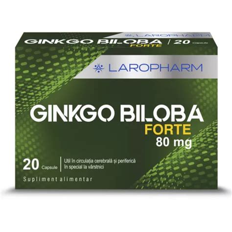 Ginkgo Biloba Forte Mg Capsule Laropharm Crinfarm