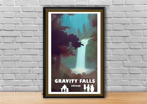 GRAVITY FALLS POSTER, Gravity Falls Print, Gravity Falls Frame, Gravity ...