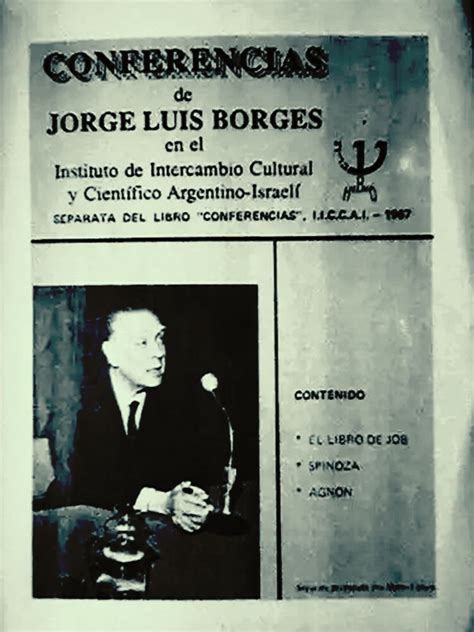 Borges Todo El Año Jorge Luis Borges Agnon Conferencia En El