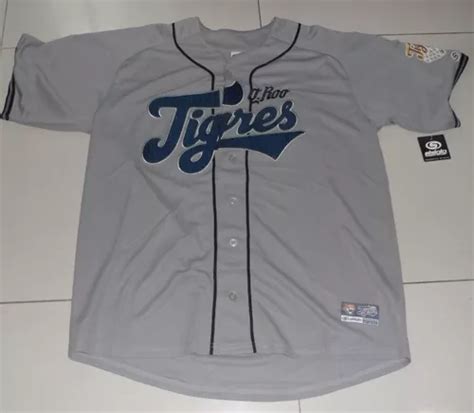 Jersey Camisola Beisbol Tigres Quintana Roo Xl Cancun Gris Env O Gratis