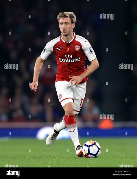 Nacho Monreal Arsenal Stock Photo Alamy