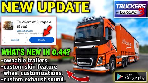 RELEASED Truckers Of Europe 3 New Update V0 44Toe3 New UpdateTruck