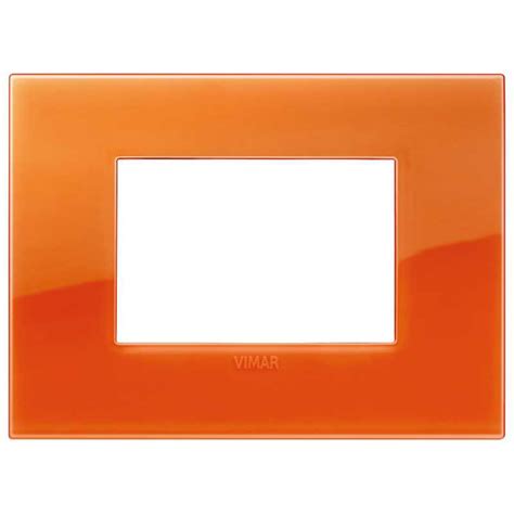 Placca Vimar Ark Classic Moduli Reflex Orange Codice