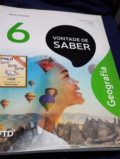 Vontade De Saber Geografia 6 Ano Livro Editora Ftd Usado 68726084