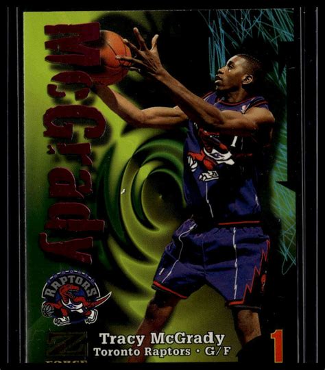 Tracy Mcgrady Skybox Z Force Rookie Toronto Raptors Ebay