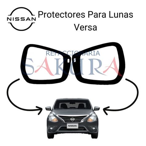 Jgo Protectores Lunas Espejos Laterales Versa 2018 Nissan Envío gratis