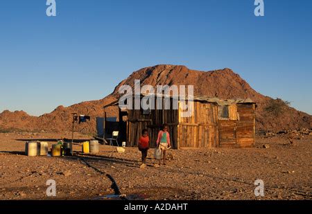 Corrugated Iron Shacks Of Resettled Nama People Riemvasmaak Northern