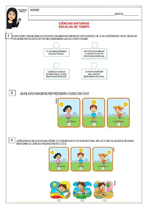 Escala De Tempo Worksheet Tempo Worksheet School Subjects Teachers