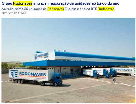 Grupo Rodonaves anuncia inauguração de unidades ao longo do ano Trama