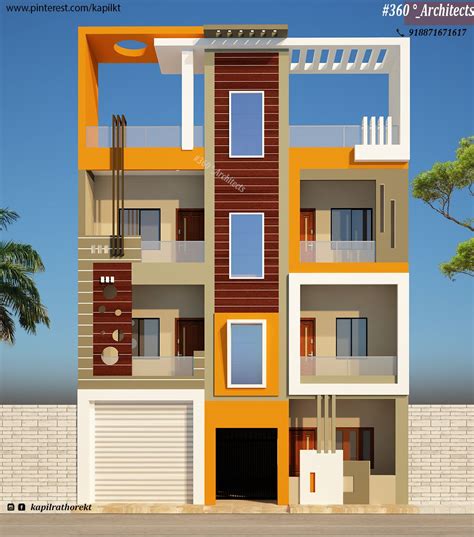 elevation colors combination | Small house front design, House outer ...