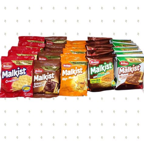 Jual Roma Malkist Renceng Gr Ec Pak Isi Sachet Shopee