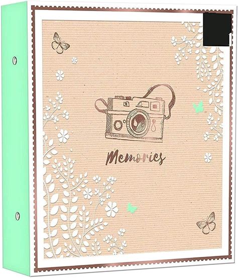 Large Ringbinder Photo Album 500 Photos Memories Design Holds 500 6x4