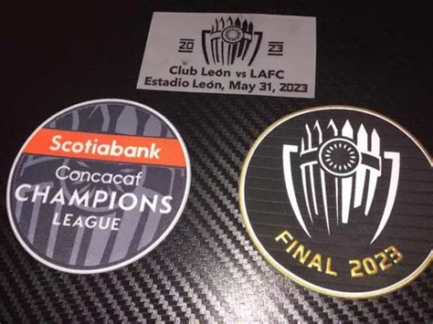 Set Parches Concacaf Champions League Leon Campeón 2023 Mercadolibre