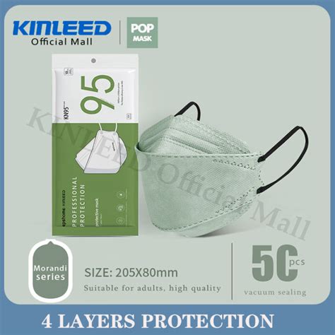 KINLEED KF94 Mask Original 50 Pcs FDA Approved Face Mask Korea Style