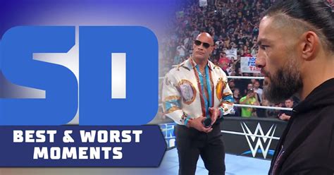 WWE SmackDown: Best and Worst Moments Include The Rock's Counter ...