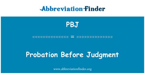 Pbj Significa Libertad Condicional Antes Del Juicio Probation Before