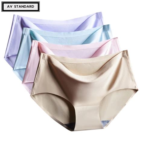 Kit Calcinha Sem Costura Plus Size Ice Silk Soft Conforto Ultra Fina Lingerie Shopee Brasil