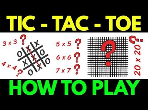 How To Play Tic Tac Toe Rules Of Tic Tac Toe Youtube