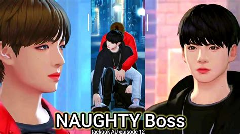 Naughty Boss Episode 12 Taekook Bts Universe Story Game YouTube