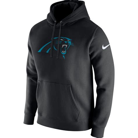 Mens Nfl Carolina Panthers Club Logo Fleece Hoodie Sports Closet