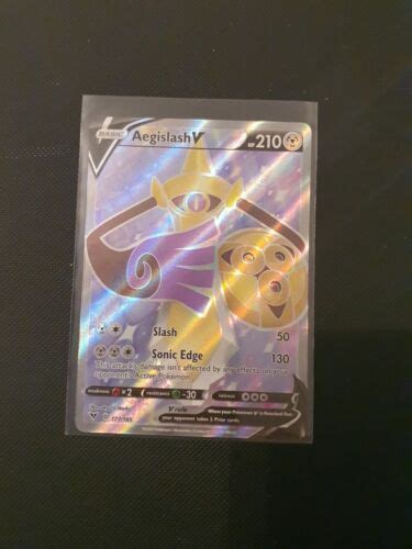 Pokemon Aegislash V Swsh Vivid Voltage Full Art Ebay