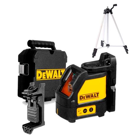 Kit Nivel Laser 2 Linhas 15 Metros Linha Vermelha Dewalt DW088K Tripe