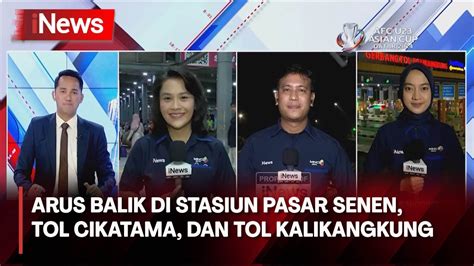 Arus Balik Lebaran 2024 GT Cikatama Dan GT Kalikangkung Mulai Lengang