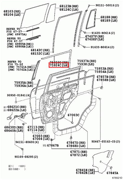 Genuine Toyota Landcruiser Series Vdj Uzj Lh Rear Door Outer Black