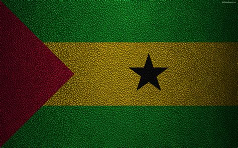 Download Wallpapers Flag Of Sao Tome And Principe Africa 4k Leather