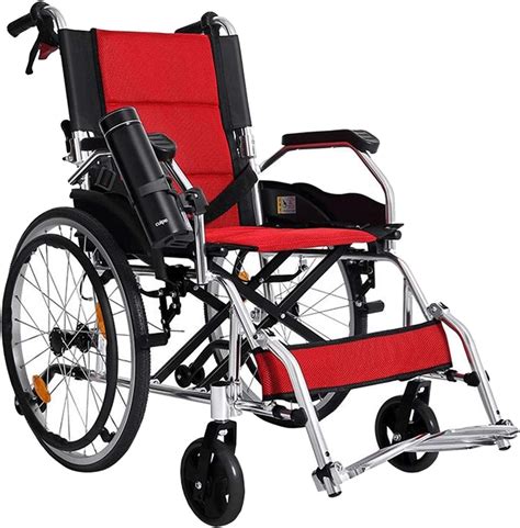 Wheelchairs Folding Lightweight Wheelchair Small Trolley Portable Elderly Travel Wheelchairs