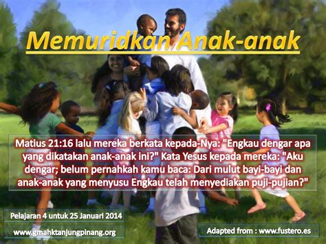 Pelajaran Sekolah Sabat Ke Triwulan I Memuridkan Anak Anak Ppt