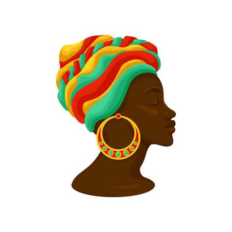 Best African Head Wrap Illustrations, Royalty-Free Vector Graphics ...