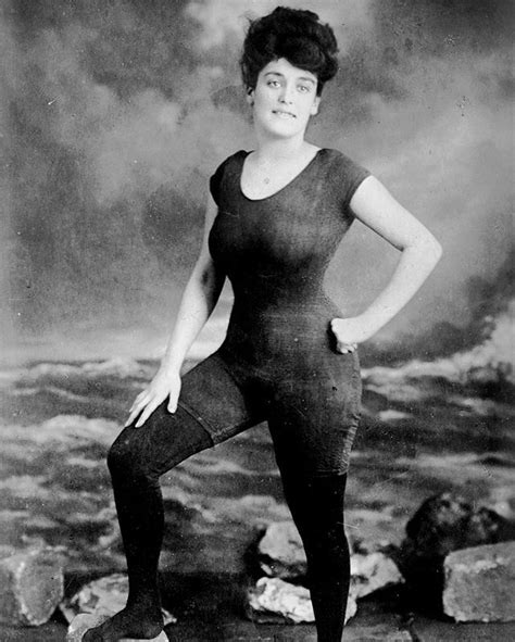 This Is Annette Kellerman The Champion Swimmer Who Was Arrested For Indecent Exposure On A