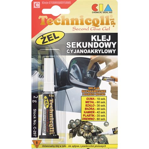 Technicqll Klej Sekundowy El G Super Glue Gel Sklep Detailingowy