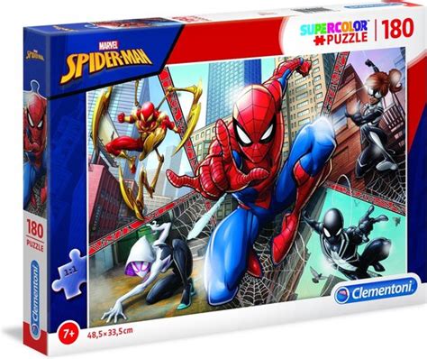 Clementoni Supercolor Spider Man Legpuzzel Stuks Bol