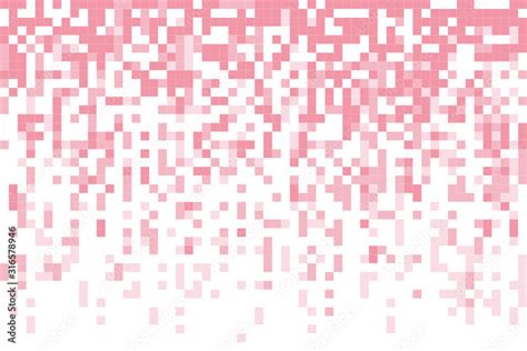 Fading Pixel Pattern Background Pink And White Pixel Background Vector