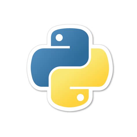 Python Sticker Logo Stickers Devs