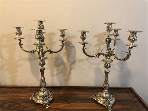 Candelabros Em Prata Antiga S O Pedro Fins Olx Portugal