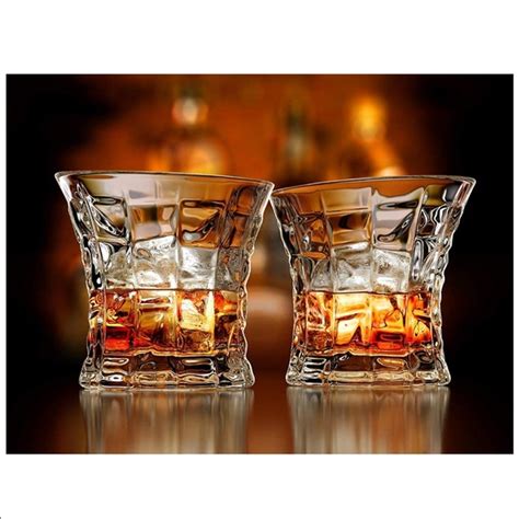 Ashcroft Dining Ashcroft Empire Old Fashion Whisky Glasses Set 2