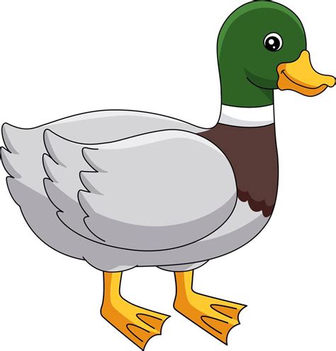 Duck Cartoon Colored Clipart Illustration 7528060 Vector Art At Vecteezy