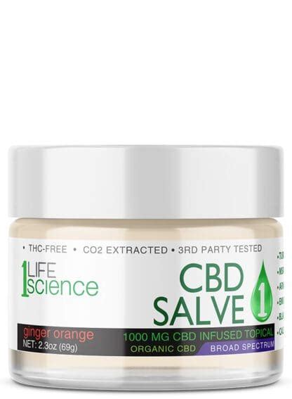 Cbd Salve Broad Spectrum 1000mg Tan International Corporation