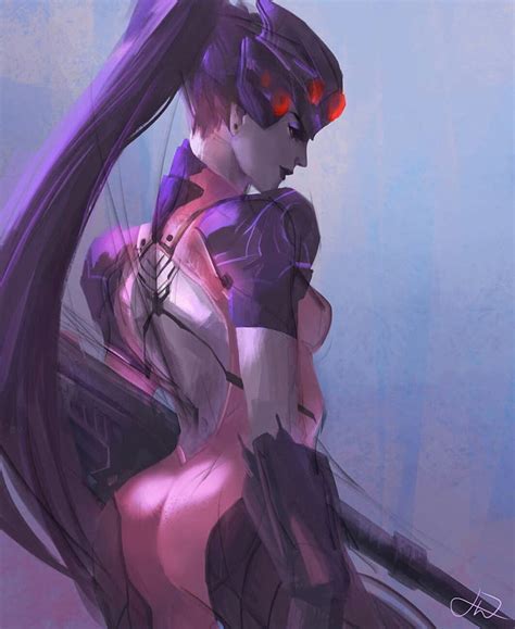 720p Free Download Overwatch Digital Art Artwork Widowmaker Overwatch Black Widow